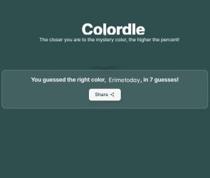 Colordle Answer Today