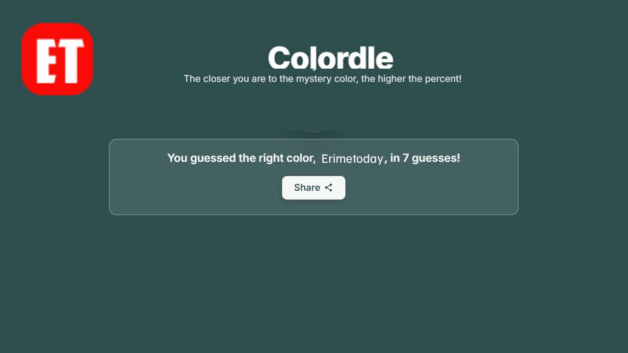 Colordle Answer Today