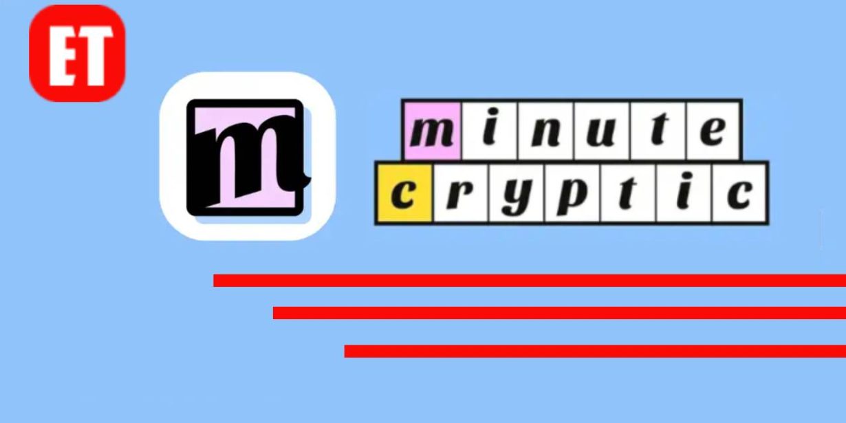 Minute Cryptic Answer