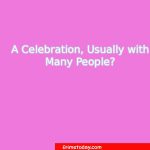 A Celebration, Usually with Many People? Cookie Jam