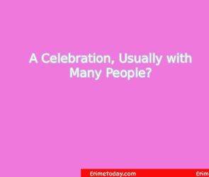 A Celebration, Usually with Many People? Cookie Jam