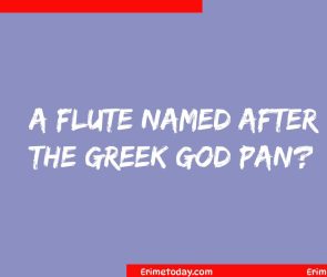 A Flute Named After the Greek God Pan?