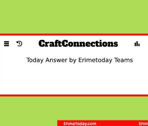 Craft connections answer