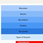 LinkedIn Pinpoint #686 Answer Types of bicycle!