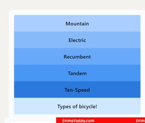 LinkedIn Pinpoint #686 Answer Types of bicycle!