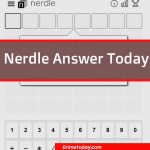 Nerdle Answer Today