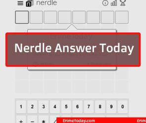 Nerdle Answer Today
