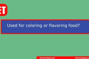 Used for Coloring or Flavoring Food? Cookie Jam