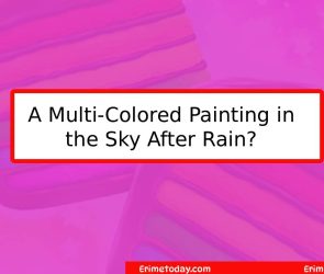 A Multi-Colored Painting in the Sky After Rain?