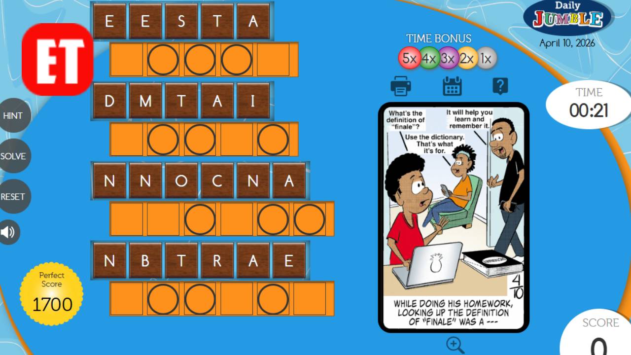 Daily Jumble Answer for April 10, 2026