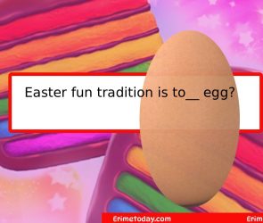 Easter Fun Tradition Is to ____ Egg