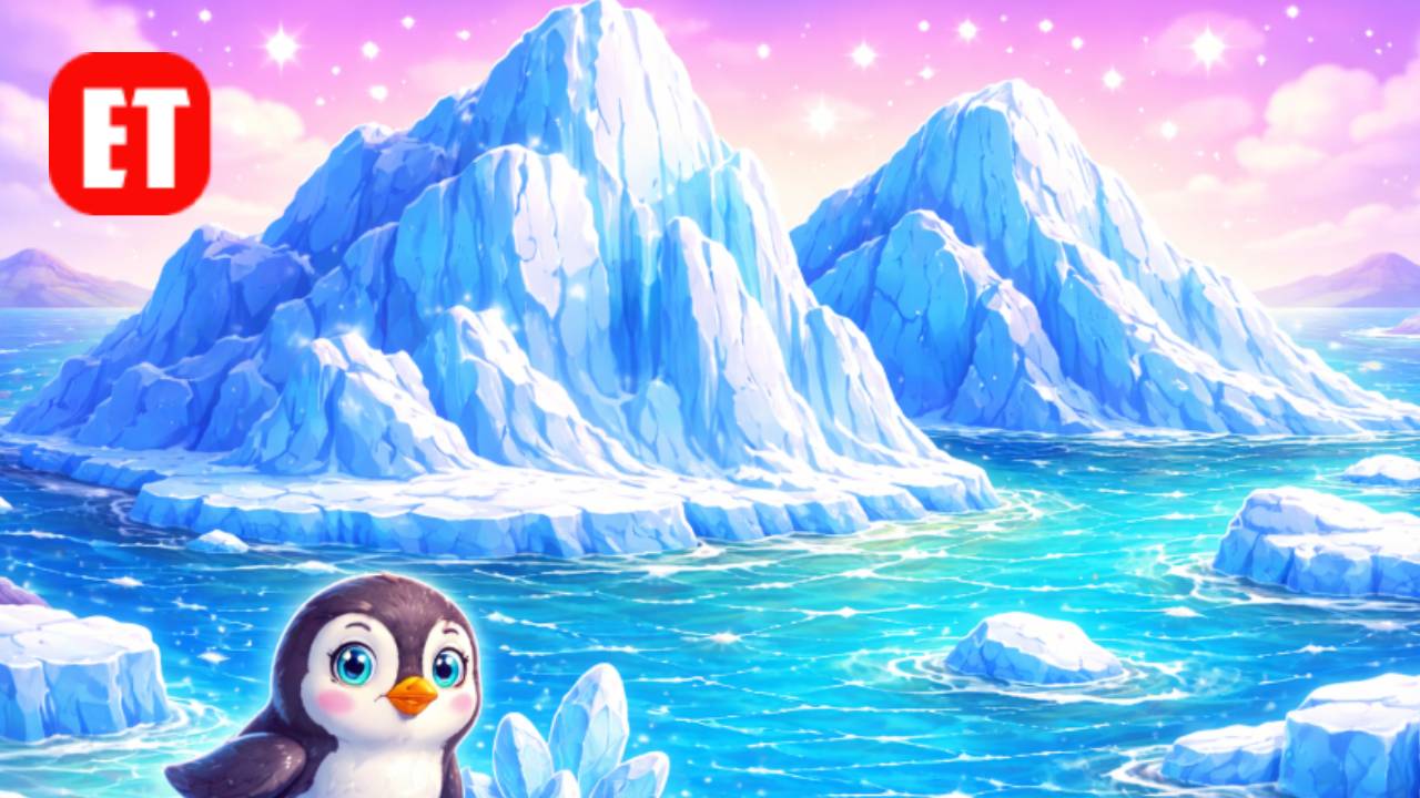 Huge Frozen Masses Formed by Compressed Snow and Ice