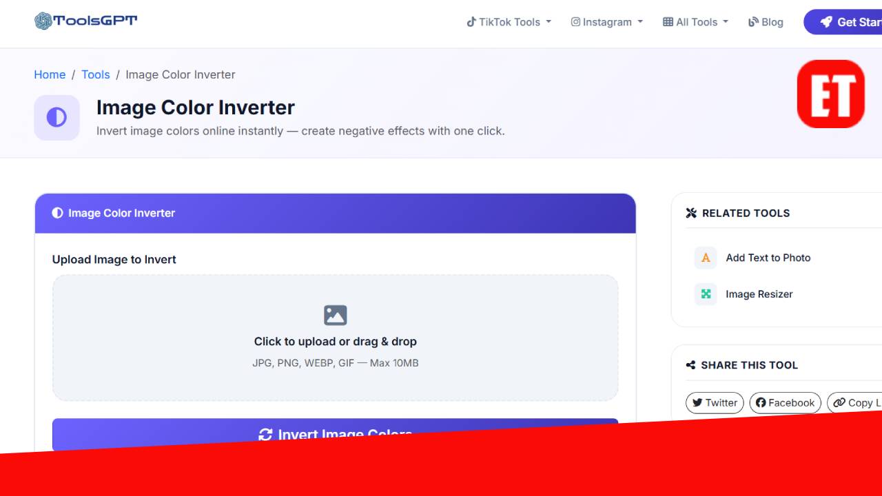 Image Color Inverter