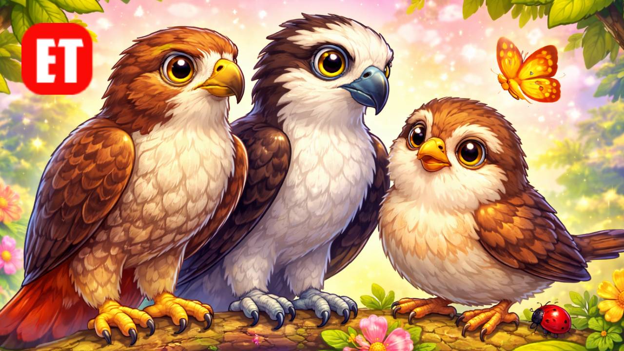 Red-tail, Osprey, Sparrow