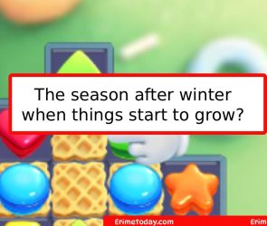 The Season After Winter When Things Start to Grow?