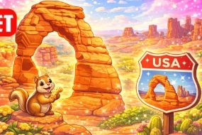 USA Park Named for Rock Formations