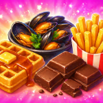  Waffles, Mussels, Chocolate, Fries?