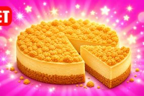 Cake Made with Crumbled Shortbread? Cookie Jam