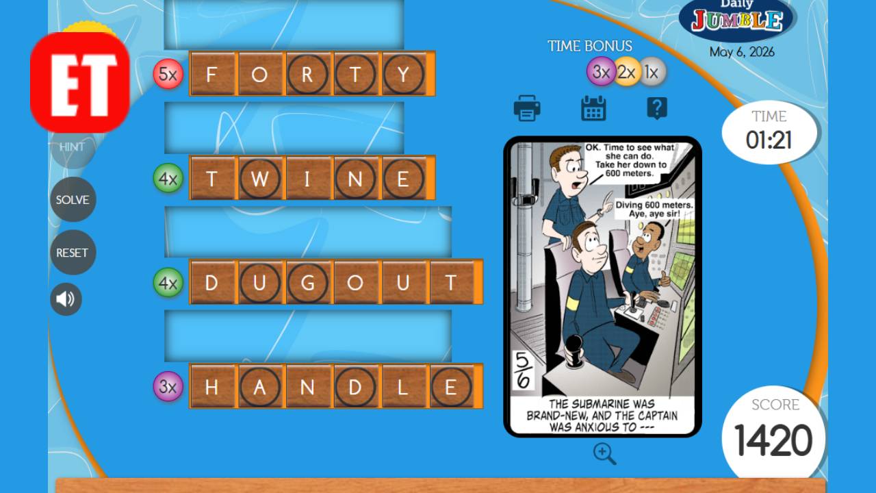 Daily Jumble Answers for May 6