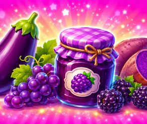 Eggplants, Grape Jam, Ube, Boysenberry?