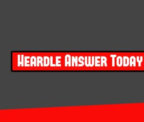 Heardle Answer Today