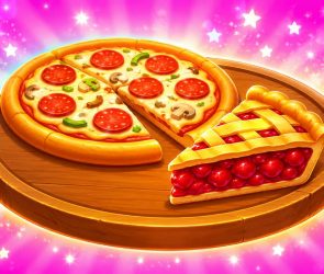 Pizza and pies are served as these?