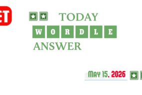 Today’s Wordle Hints And Answer: May 15, 2026