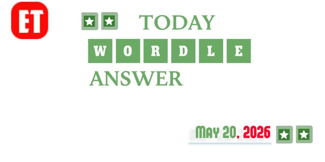 Today’s Wordle Hints And Answer: May 20, 2026