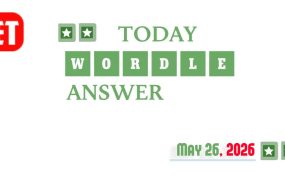 Today’s Wordle Hints And Answer: May 26, 2026