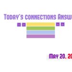 Today’s connections Hints And Answer: May 20, 2026