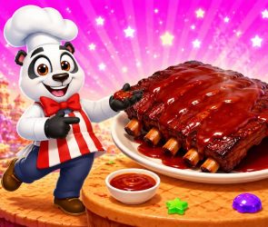 Grilled Smoked Meat Covered in Sauce?