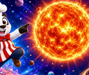 Burning Ball of Gas in Space?