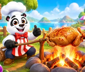 To cook over fire?