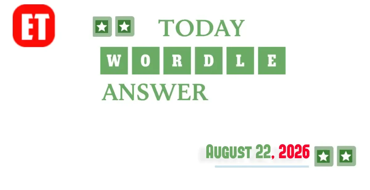 Today’s Wordle Hints And Answer: August 22, 2026