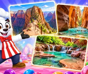What Is Angels Landing, the Narrows, and Emerald Pools? Cookie Jam Answer