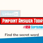 LinkedIn Pinpoint 858 Answer September 5
