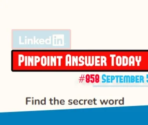 LinkedIn Pinpoint 858 Answer September 5
