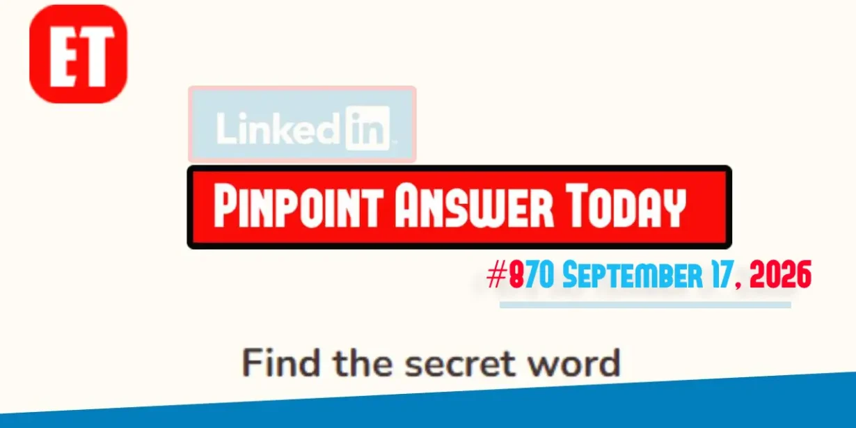 LinkedIn Pinpoint 870 Answer September 17
