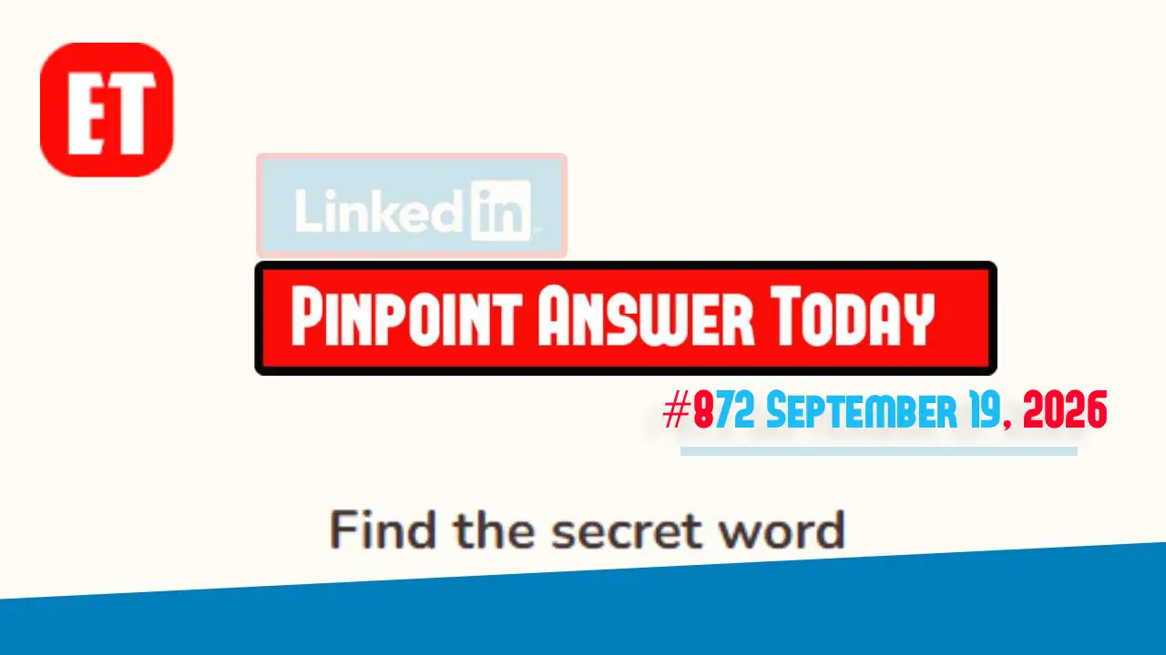LinkedIn Pinpoint 872 Answer September 19