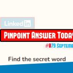 LinkedIn Pinpoint 879 Answer September 26