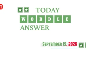 Today’s Wordle Hints And Answer: September 19, 2026