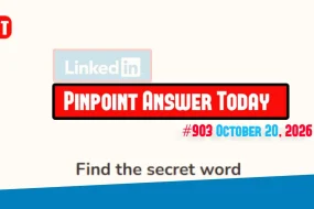LinkedIn Pinpoint 903 Answer October 20
