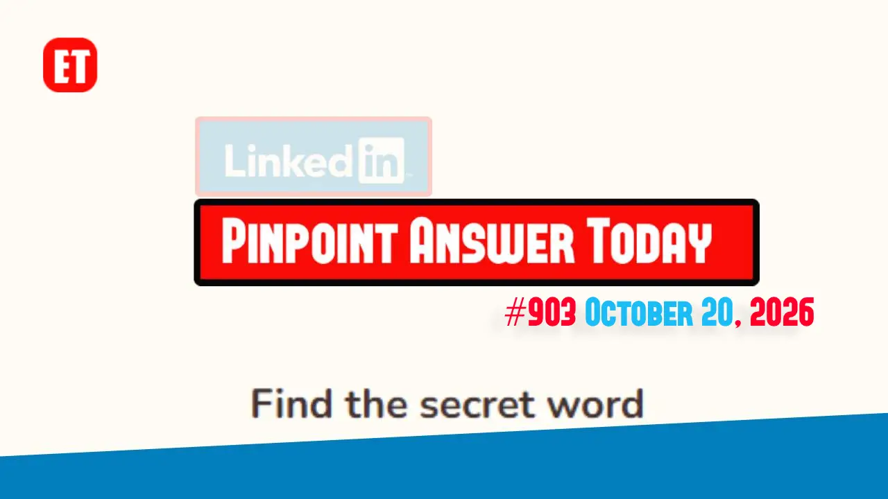 LinkedIn Pinpoint 903 Answer October 20