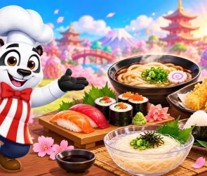 Sushi, Udon, Somen, Tempura, Onigiri?